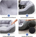 Dog Bed for Small Dogs - Washable, Orthopedic, Calming & Warming - Durable Pet Bed with Anti-Slip Bottom (25"X21"X8")