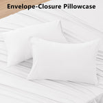 King Size 4 Piece Sheet Set - Hotel Luxury Bedding for King Size Bed - Soft and Breathable Bed Sheets Set - Deep Pocket Sheets,Wrinkle & Fade Resistant(King, White)