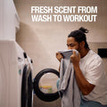 Laundry Detergent Packs, Unscented, 75 Count â€“ Activewear Detergent Pods for Odor & Sweat Removal, Fragrance-Free Sport Wash, HE Compatible