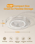 2 Pack Lazy Susan Organizer 9.25 Inch Lazy Susan Turntable for Cabinet, Rotating Spice Organization for Cabinet, Kitchen, Table Top, Countertop, Pantry Fridge Organizers and Storage, Clear