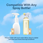 Multi-Surface Cleaner, 4-Pack Refill, Fresh Lemon Scent, All-Purpose, Eco-Friendly Cleaning Supplies, 4 X 24 Fl Oz