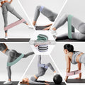 Booty Bands Set, Resistance Bands for Working Out, Exercise Bands for Women and Men Legs and Butt, Stretch Bands for Pilates, Yoga Starter Set
