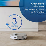 Multi-Surface Floor Cleaning Solution, Compatible with DEEBOT X11 OMNI Cyclone / X9 PRO OMNI / T80 OMNI / T50 PRO OMNI / N30 Series / N20 Series and All Other Robot Vacuum Cleaners, 1L