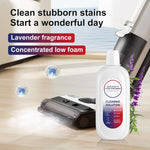 Floor Cleaning Solution Compatible with Tineco, Deep Cleans for Multiple Hard Floors, Suitable with All Robot Vacuums with Mopping and Cordless Wet/Dry Vacuum Mop Cleaner (New Lavender 2 Bottle)