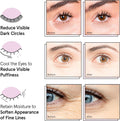 Award Winning under Eye Mask - Reduce Dark Circles, Puffy Eyes, Undereye Bags, Wrinkles - Gel under Eye Patches - Small Birthday Gifts - Vegan Cruelty-Free (Pink, 6 Pairs)