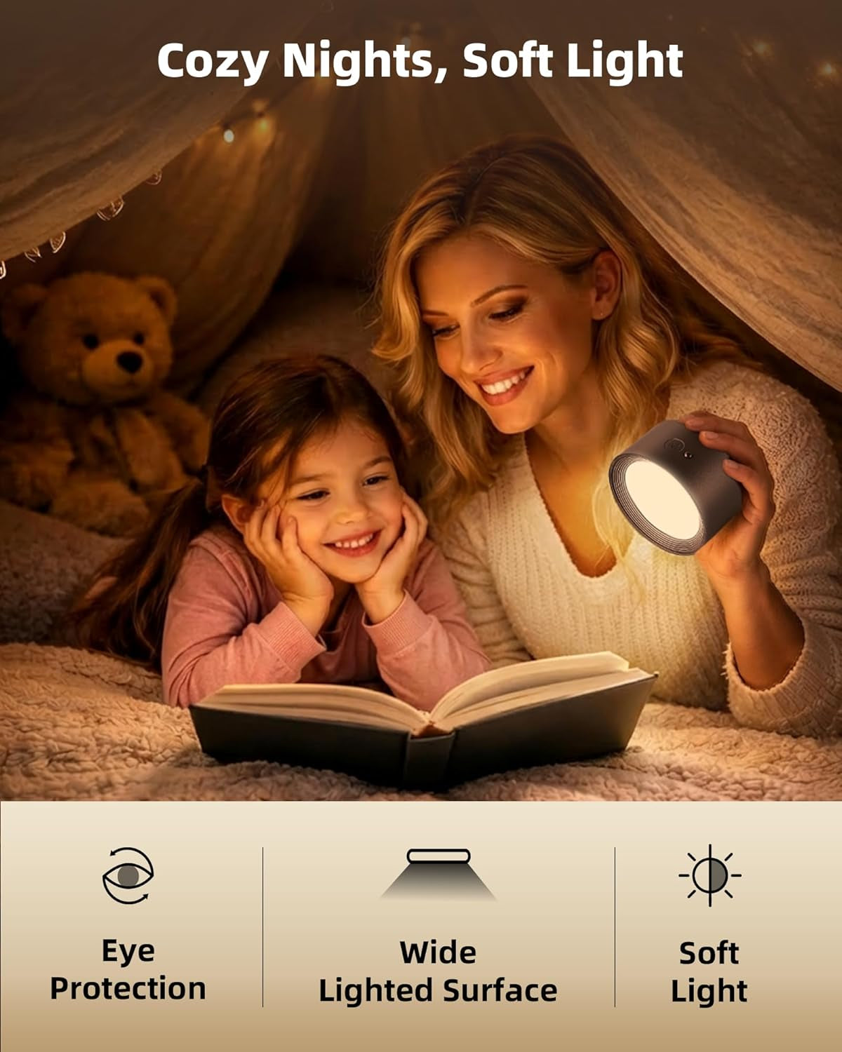 LED Wall Mounted Lights, Rechargeable Wall Sconces Lamp, 3 Color Temps & Remote and Touch, 360Â°Rotation Dimmable Cordless Wall Light for Study Bedroom Reading Bedside(Black, 2 Pack)