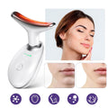 Neck Face Massager, Face Sculpting Tool, 3 Modes and Vibration for Facial Massager for Double - Chin Wrinkle,Daily Home Use, White