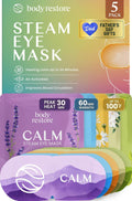 Heated Eye Mask for Dry Eyes 5 Pack – Fathers Day Gift for Dad, Birthday Gifts for Women and Men, Self Heating Warm Compress, Relaxation – Variety
