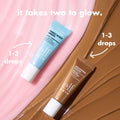 SKIN the Hottest Drops Duo, Holy Hydration! Thirst Burst & Bronzing Skincare Set, for a Dewy, Sun-Kissed Look, Vegan & Cruelty-Free