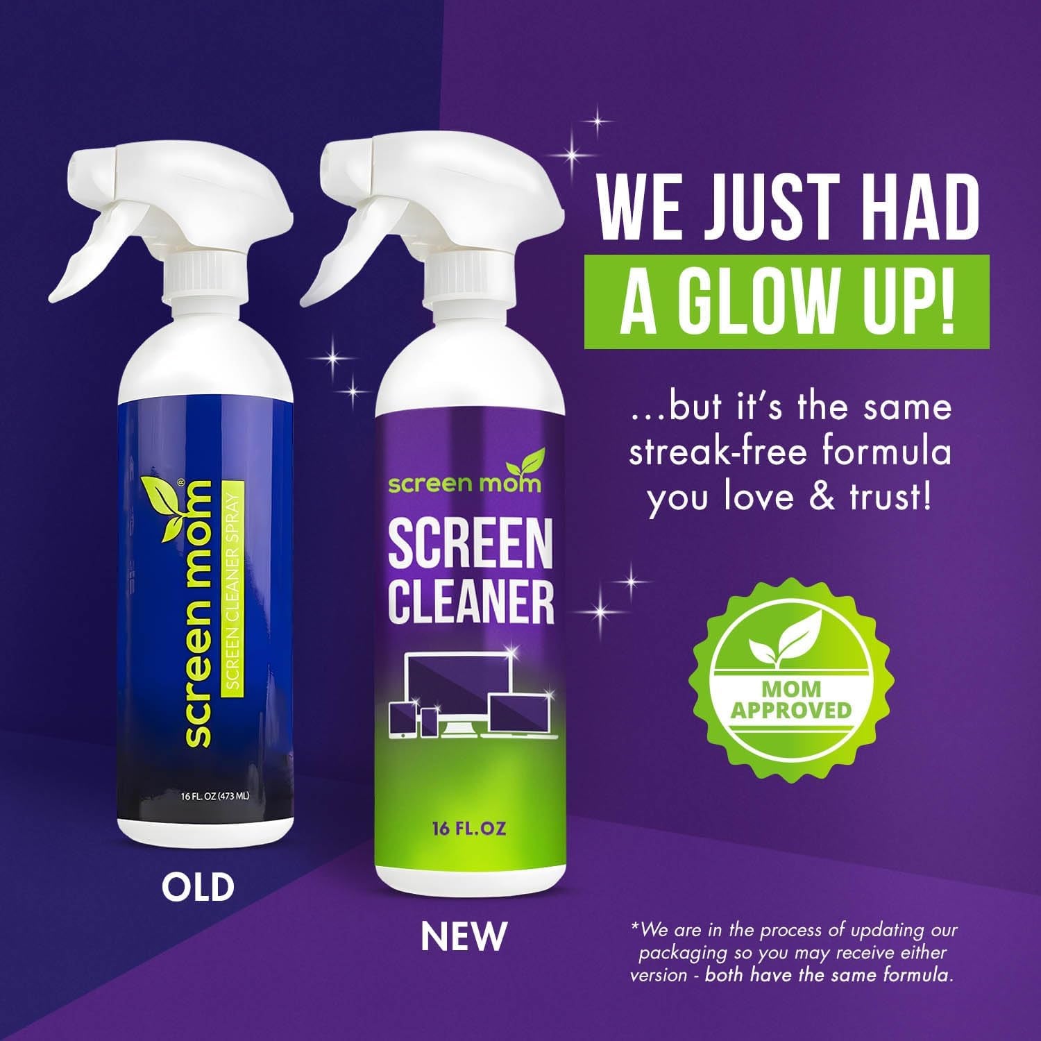 Screen Cleaner Spray and Microfiber Cloth 16Oz Screen Cleaner Spray and Wipe for TV, Laptop, Computer, Phone, Ipad, Car Screen Cleaning Kit Electronic Cleaner Spray