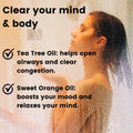 Pure Energizing Sport Shower Steamers - Natural Orange and Tea Tree Essential Oils, Made in USA, Energy Boost for Athletes, Father’S Day Gifts for Runners, Relaxing Birthday Gifts for Self Care