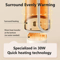 Portable Baby Bottle Warmer 4-In-1 Fast Heating Baby Milk Warmer for Breastmilk or Formula with Heating Warm Milk Constant and Warm Water Function (Green)