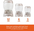 Pet Cafe Feeder Dog and Cat Feeder Pearlescent Colors 3 Sizes, Made in USA