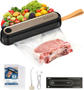 Handheld Vacuum Sealer â€“ Portable Food Preservation Machine with 3 Modes, Compact Automatic Sealing System for Dry & Wet Foods (Vacuum Sealer + 5 Pcs Vacuum Seal Bags)