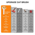 3-In-1 Pet Steam Brush Set for Dogs & Cats, Grooming Comb with Spray, Defur Tool, Water-Assisted Hair Removal, Gentle Cat & Dog Spritz Brush, Multi-Purpose Steam Grooming Kit