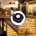 Motion Sensor LED Light Strip, 2PCS 9.8Ft Motion Sensor Light Indoor with Automatic Shut-Off Timer, Motion Activated Bed Lights under Cabinet Lighting Kit for Bedroom Home Hallway-Warm White