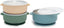 Baby & Toddler Bowls | Stay-Put Suction | Silicone & Stainless Steel with Leakproof Sealed Lids (Set of 3) | Portable Baby Food Bowls