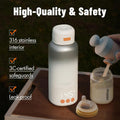Portable Bottle Warmer - Detachable 10000Mah Battery, 212Â°F Boil & Sterilization, 3 Min Fast Heating, 100W, 17 OZ Large Capacity, Designed for Travel Bottle Warmer on the Go