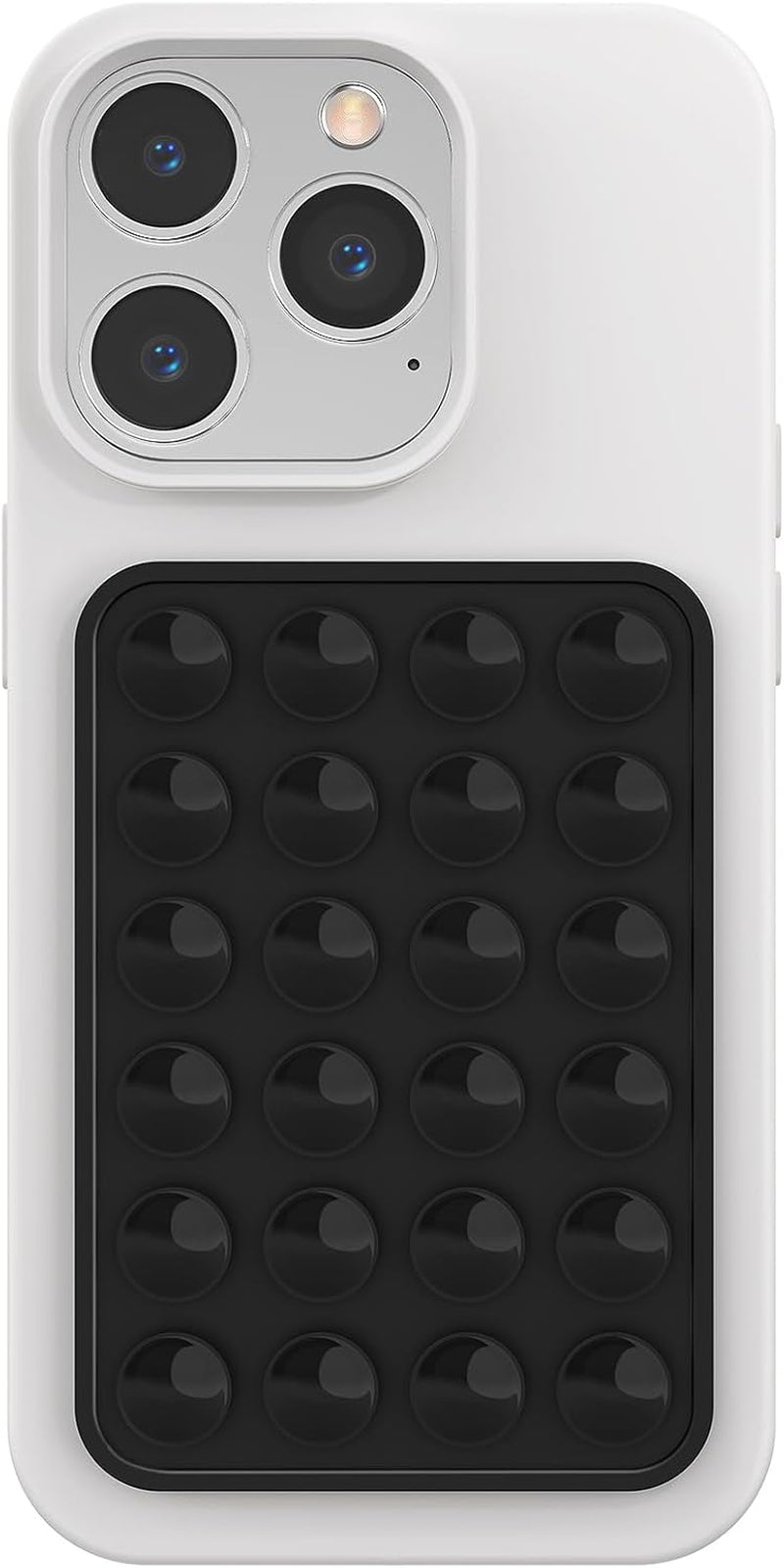 Silicone Phone Sticky Grip, Suction Phone Case Mount for Iphone and Android, Hands-Free Sticky Cell Phone Grip, Mobile Fidget Mirror Holder for Selfies and Videos