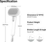 Cat Brush for Shedding, Cat Brushes for Indoor Cats, Cat Brush for Long or Short Haired Cats, Cat Grooming Brush Cat Comb for Kitten Rabbit Massage Removes Loose Fur
