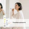 48Pcs Disposable Travel Set: Bed Sheet*2 Duvet Cover*2 Pillow Case*4 Bath Towels*4 Shower Caps*4 Plastic Bathtub Bag*5 Toilet Seat Covers*4 Compression Face Towel*15 Toothbrushes*4 Slippers*4