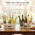 11.5L Ice Bucket for Parties 2 Pcs, Large Plastic Drink Cooler for Champagne Wine, Beer, Clear Beverage Tub for Mimosa & Cocktail Bar, Portable Chiller for Party Hosting & Serving