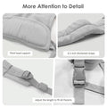 Baby Carrier Newborn to Toddler(8-30Lbs), Toddler Carrier with Adjustable Shoulder Strap, Baby Holder Carrier with Breathable Mesh Fabric, Grey