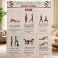 6-Pack Dumbbell Workout Posters for Beginners | Home Fitness Plan with Daily Exercise Routines for Weight Loss & Muscle Tone, Strength & Flexibility | Cycle through Daily Guided Workouts | 8X10 Inch Charts (Red)