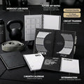 Ultimate Workout Journal - 3 Month Fitness Planner - Premium Hard Cover Workout Logbook - Men & Women Circuit Edition - Superset & Notes Page Side-By-Side