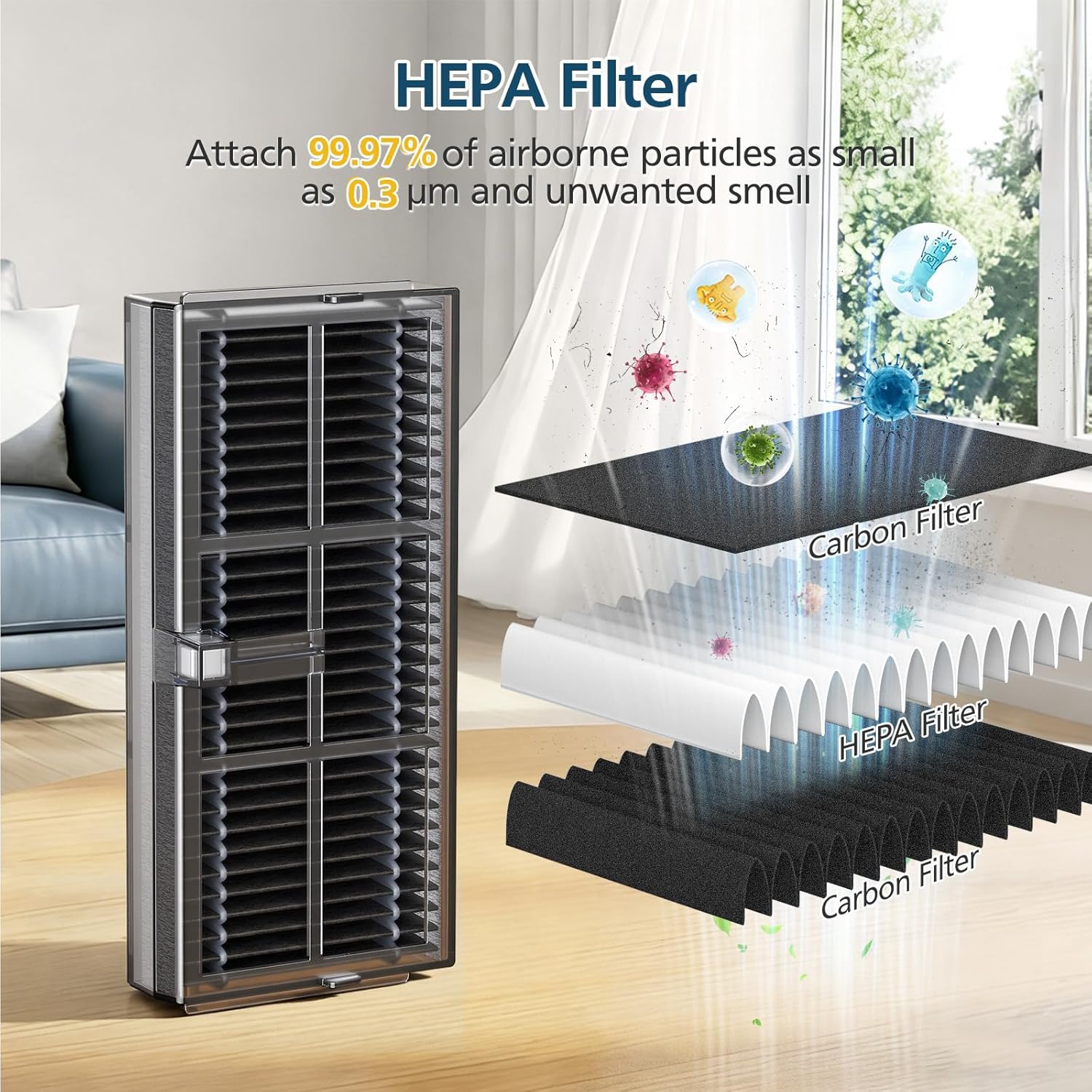 Accessories for Dreame L40 Ultra (Gen 2)/ X40 Ultra/ X40 Master/ D30 Ultra, for MOVA P10 Pro Ultra (Gen 2)/ P50 Pro Ultra, 2*Rubber Main Brushes, 4*Dust Bags, 6*Mop Pads, 4*Filters, 6*Side Brushes