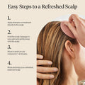 Scalp Massager for Hair Care - Scalp Scrubber, Shampoo Brush & Exfoliator for Scalps- Hair Scrubber for Relaxing Bath - Terracotta
