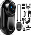 Mini Body Camera 1080P, 512G Thumb Action Camera Hands-Free Recording, Magnetic Vlogging Cam with 360° Rotate, Wearable Video Recorder for Cyclingtraveling/Motorcycle(Sd Card Not Included) Black