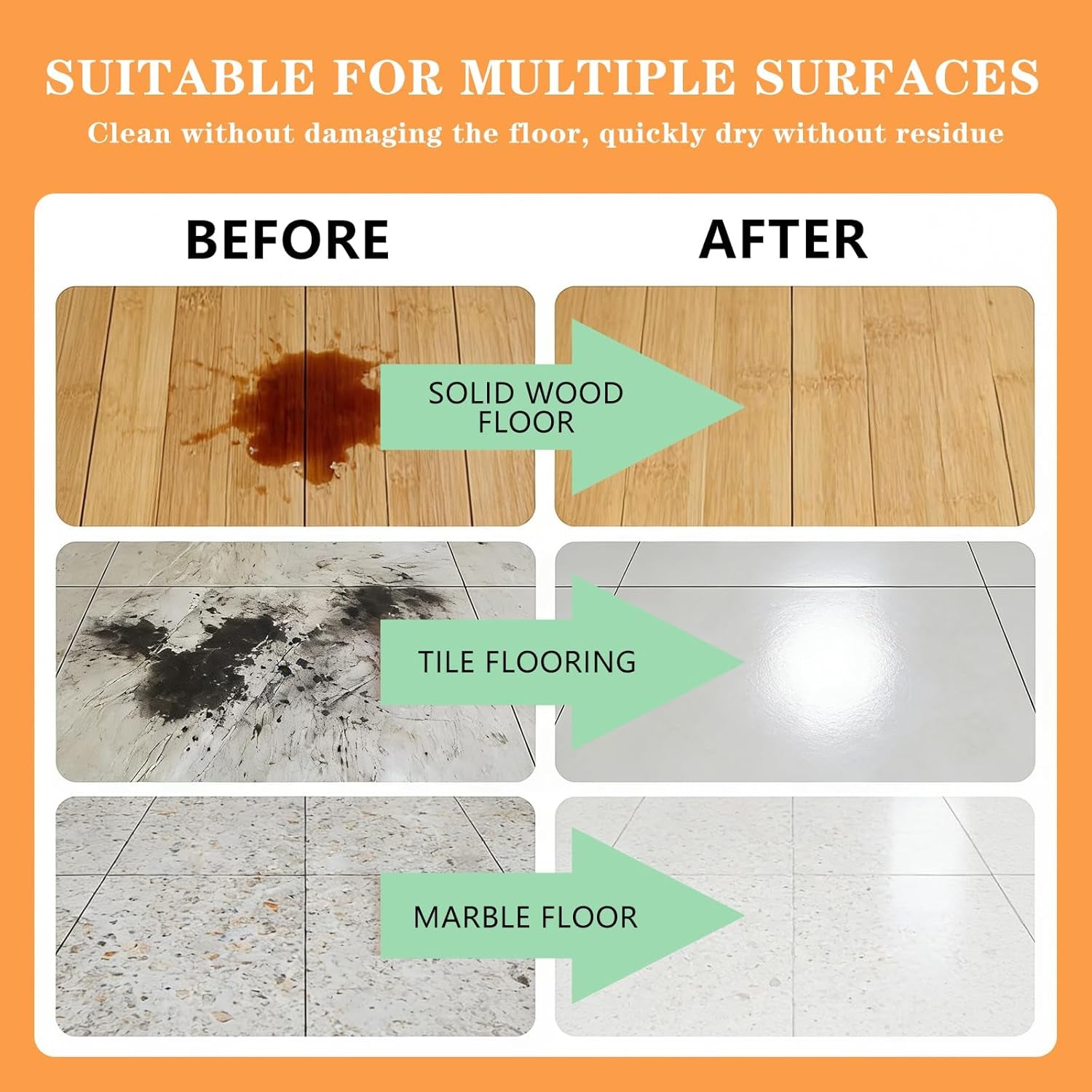 12Pcs Floor Cleaning Solution Tablet Deep Cleans for Multiple Hard Floors, Tile and Vinyl Floorsï¼ŒSuitable with All Robot Vacuums with Mopping and Cordless Wet/Dry Vacuum Mop Cleaner Lemon Scent