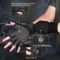 Ventilated Weight Lifting Gym Workout Gloves with Wrist Wrap Support for Men & Women, Full Palm Protection, for Weightlifting, Training, Fitness, Hanging, Pull Ups