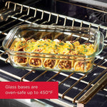 Brilliance Glass Food Storage Containers, 3.2 Cup, Set of 4, Bpa-Free, Leak-Proof, Clear