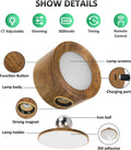 LED Wall Lights, Wall Sconces 2 Pcs with Remote Rechargeable Battery Operated, 3 Color Temperatures & Dimmable Wall Lamp Magnetic 360Â° Rotation Light for Bedroom Living Room