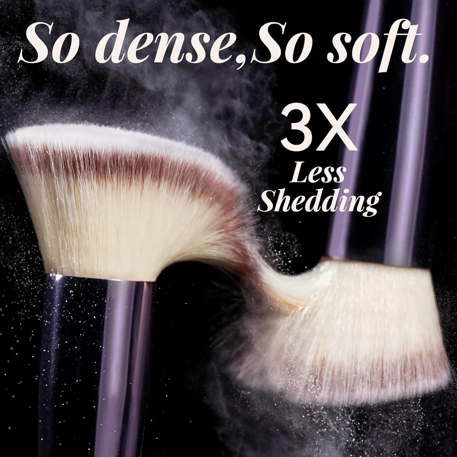 Makeup Brush Set 18 Pcs Professional Foundation Powder Concealers Eyeshadow Blush Synthetic Makeup Brushes with Labeled Instruction Black Case Upgraded Version