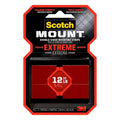 Scotch Extreme Mounting Strips, Double-Sided Heavy Duty Tape, 8 Strips, 1 in X 3 In, Use Instead of Nails or Screws, Works on Painted Surfaces, Metals, Acrylic, Hard Plastics and More (414H-ST)