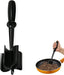 Meat Chopper, Hamburger Chopper, Potato Masher-Professional Multifunctional Heat Resistant Nylon Ground Beef Smasher Kitchen Tools and Gadgets, Safe for Non-Stick Cookware
