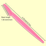 66 Eyebrow Razor and Face Razor for Women and Men, Eyebrow Hair Trimmer and Shaver with Protective Cover,Safe and Newbie Friendly