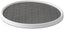 18-Inch Lazy Susan Turntable Organizer, Non-Skid Pantry or Cabinet Spinner for Spices, Condiments, and Bottles, Durable White/ Gray Design