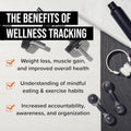 Journal for Women & Men, Food & Workout Journal, Planner Log Book to Track Weight Loss, Muscle Gain, Home Gym Exercise, Bodybuilding Progress, Daily Nutrition & Personal Health Tracker