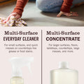 MRS. MEYER'S CLEAN DAY Multi-Surface Everyday Concentrate, Lemon Verbena Scent, 32 Fl Oz Bottle - 2 Pack