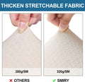 Waterproof Seat Covers for Dining Room Chairs Set of 4, Stretch Jacquard Removable Washable Chair Seat Slipcovers Protector, No Rear Covers, Beige