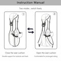 Baby Sling Carrier, Baby Carrier Newborn to Toddler Wrpas Carrier Essentials Safety, Portable and Lightweight, Ergonomic-Designed, Non-Slip Hip Seat Carrying 8-55Lbs(Black)