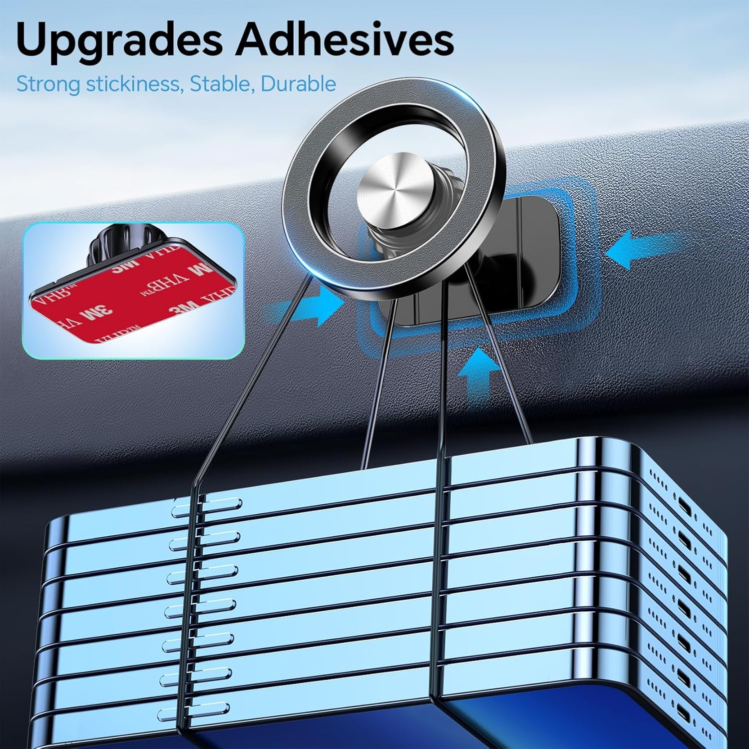 for Magsafe Car Mountã€Strong Magnetsã€‘Magnetic Phone Holder for Car Phone Holder Mount Dash Mounted Holders Phone Holders for Your Car Accessories for Women Men for Iphone 17 Pro Max 16 15 14