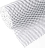 Shelf Cupboard Liner, Cabinet Drawer Liners Non Adhesive 12 Inches X 20 Feet for Kitchen Cabinets, Strong Grip Durable Non Slip for Storage Desks Kitchenware Tableware, Easy to Install, White