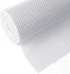 Shelf Cupboard Liner, Cabinet Drawer Liners Non Adhesive 12 Inches X 20 Feet for Kitchen Cabinets, Strong Grip Durable Non Slip for Storage Desks Kitchenware Tableware, Easy to Install, White