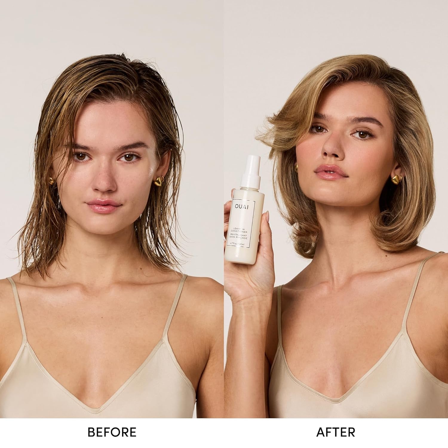Leave in Conditioner & Heat Protectant for Hair - Prep Hair for Styling or Use as Detangling Spray to Fight Frizz & Flyaways - No Parabens, Sulfates or Phthalates (1.5 Oz)
