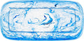 Aegean 17'' X 8.4'' Durable Acrylic Serving Tray, Shatter-Resistant and Dishwasher-Safe Indoor/Outdoor Plate to Serve Appetizers, Main Courses, Desserts, or Cheeses - Blue